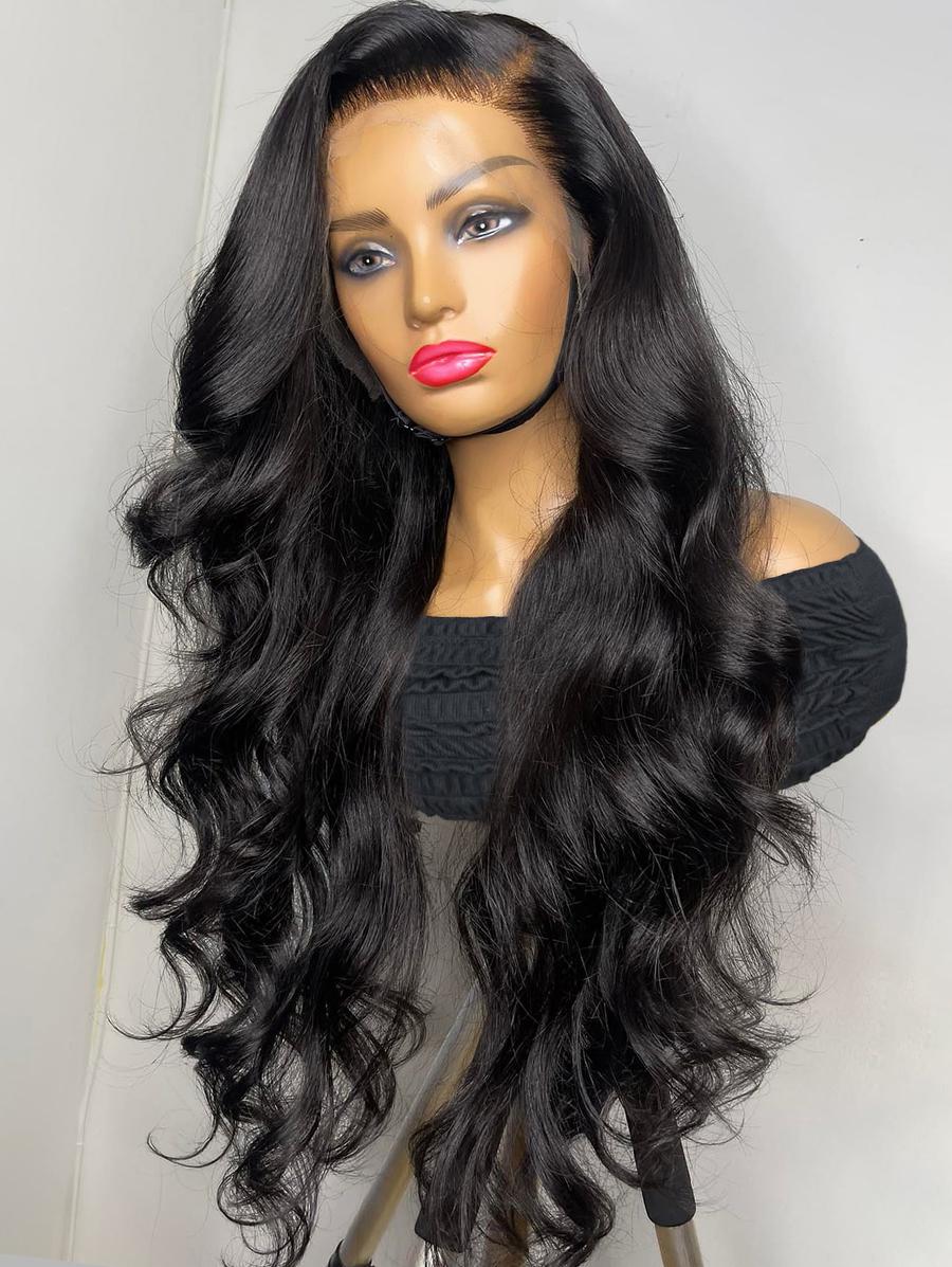zaful Fluffy Wavy 13*4 Lace Front 150% Human Hair Wig
