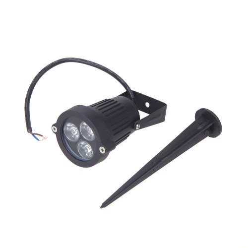 6W LED Lawn Light Lamp with Stake Spotlight IP65 Waterproof Outdoor Garden Pond Park Landscape Warm White DC12-24V