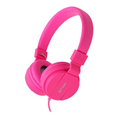 New GORSUN Colorful Children Headphones 3.5MM Wired Headset Foldable Music Earphones For Mobile phone Notebook Headphones for Children