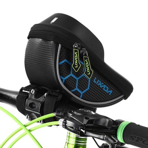 Lixada Cycling Bike Bicycle Bag Top Tube Handlebar Bag Touchscreen Cell Phone Mount Holder MTB Road Bike Bicycle Front Frame Bag