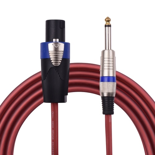 Cable de conexión de audio de 1/4 de pulgada al conector NL4FC macho a macho