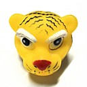 tigre de style à mâcher jouet pour animaux de compagnie chiens chats (1 pièce, jaune)