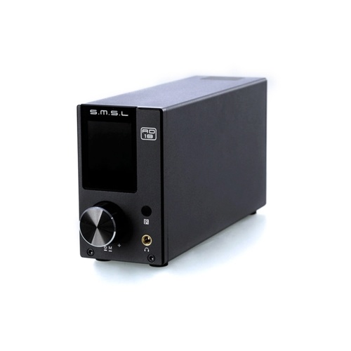 SMSL AD18 HI-FI Amplificador estéreo de audio con Bluetooth 4.2 Compatible con Apt-X USB DSP Amplificador de potencia digital completo para altavoz
