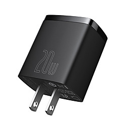 BASEUS 20 W Ausgangsleistung USB USB C Schnellladegerät Ladegerät für das Handy Tragbares Ladegerät Multi – Ausgabe Normal Schnellladen Für Mobiltelefone Lightinthebox