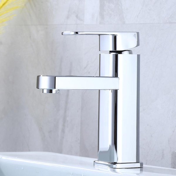 Bathroom Sink Faucets Faucet Alloy Basin Deck Mounted Cold And Single Handle Tap