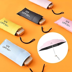 Mini Sun Umbrella Anti UV Parasol Portable Lightweight Women Men Sunshade Umbrella for Waterproof Travel Umbrellas Lightinthebox