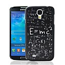 E=mc Formula Math Einstein Pattern Plastic Hard Protective Case for Samsung Galaxy S4 i9500