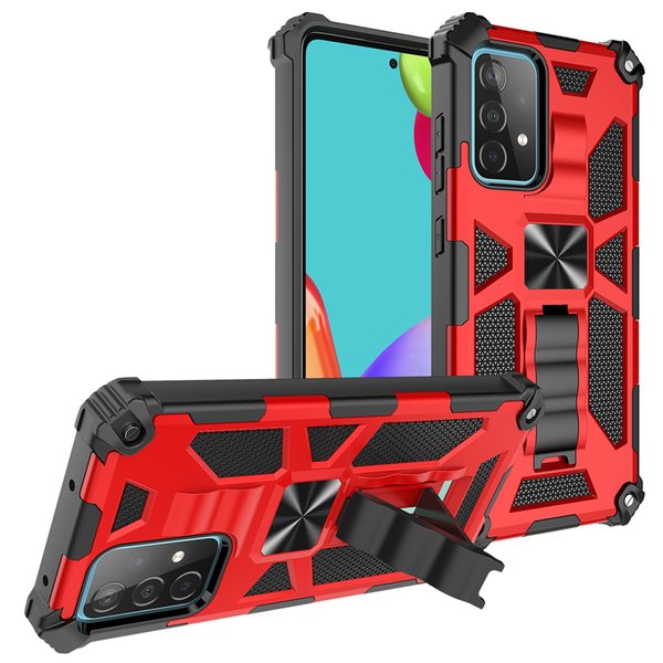 Phone Cases For Samsung A82 A32 A52 A72 A22 5G 4G A02 A12 A02S A03S M51 S21 FE Plus Ultra Magnetic Function Kickstand Hybrid Heavy Duty Shockproof Bumper Cover