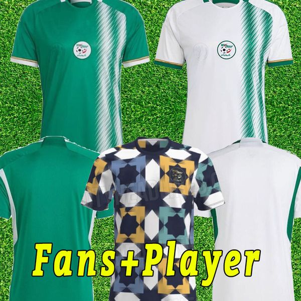 2022 2023 Algerie soccer jerseys 22 23 Fans Player version MAHREZ BRAHIMI BENNACER 2 Star Algeria special jersey men maillot de football shirts training Uniform