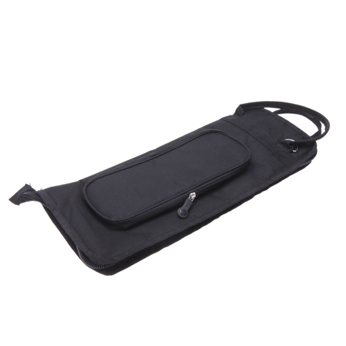 600D Water-resistant Drum Sticks Gig Bag Oxford Cloth Handy Strap Gripped Handle Pocket 5mm Cotton Padded
