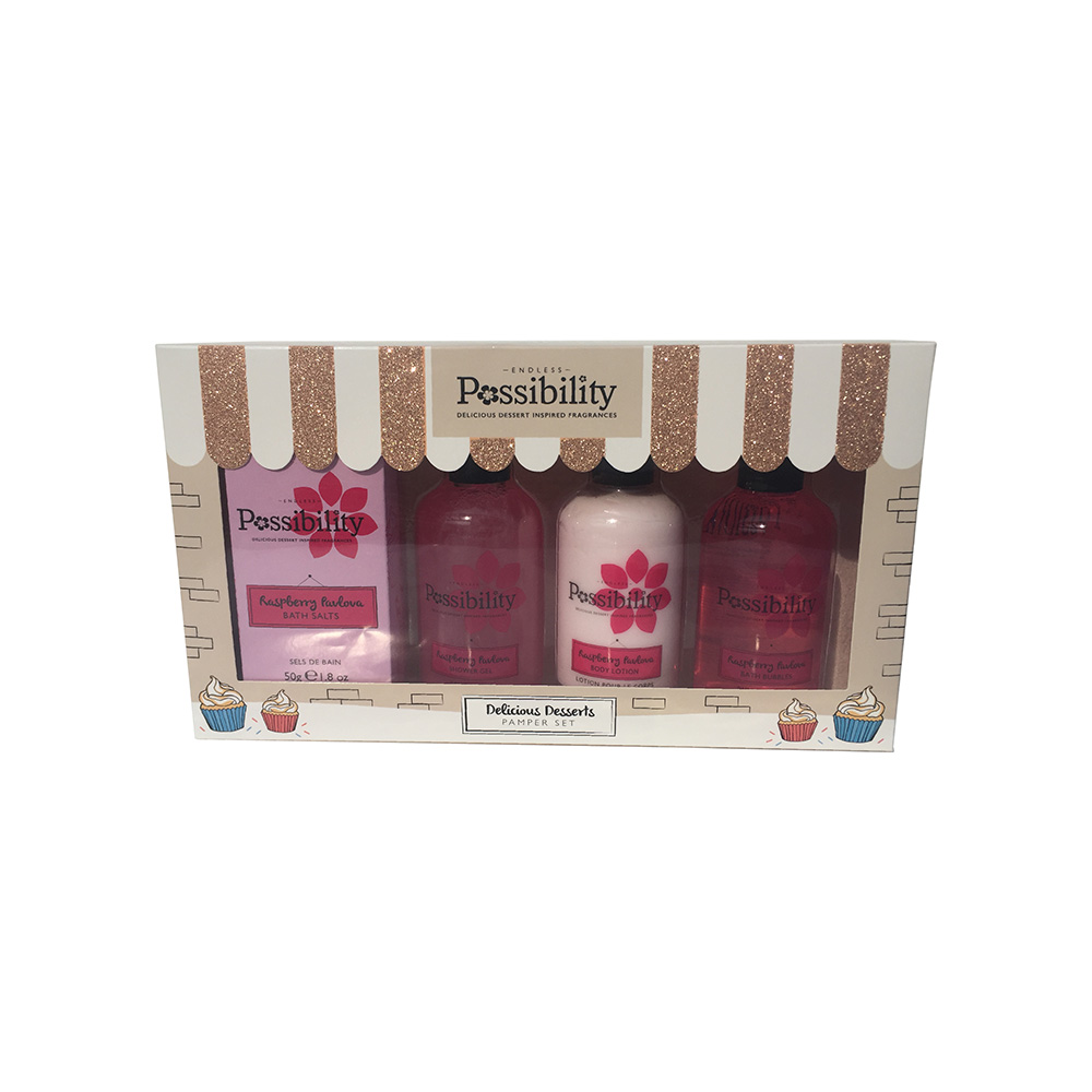 possibility raspberry pavlova gift set - large