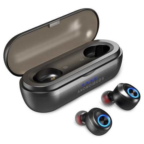ANOMOIBUDS IP010-X TWS Bluetooth 5.0 Auriculares estéreo inalámbricos verdaderos Auriculares estéreo para auriculares con micrófono y 1000mAh