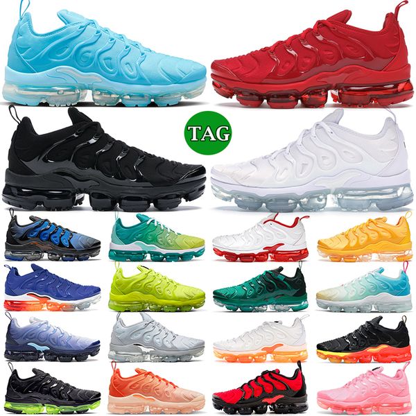 2023 plus running shoes for men women vapor trainers Triple Black White Coquettish Purple University Blue Red Midnight Navy Pastel mens max sneakers