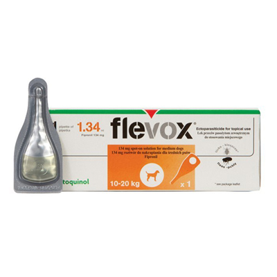 Flevox For Medium Dogs 23 To 44 Lbs. (Orange) 3 Pack