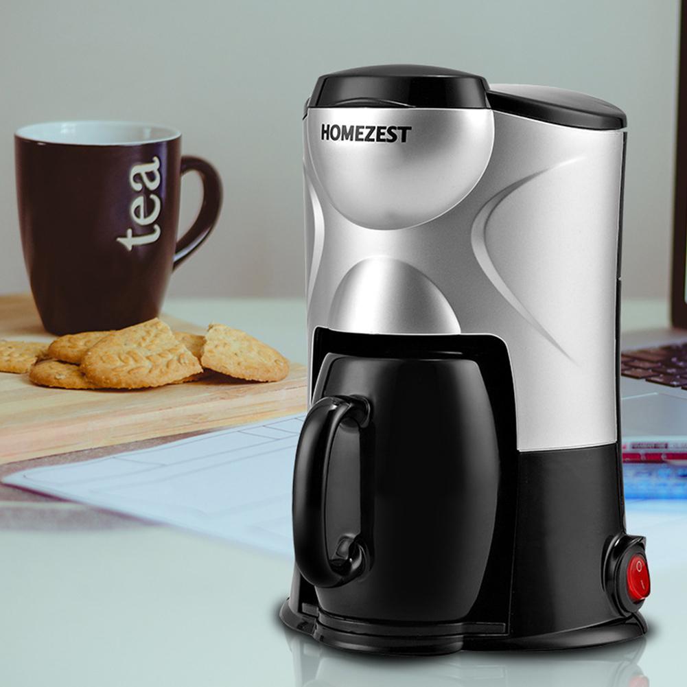 HOMEZEST 801 Portable Home Automatic Coffee Maker with Ceramic Cup 220V Coffee Machine