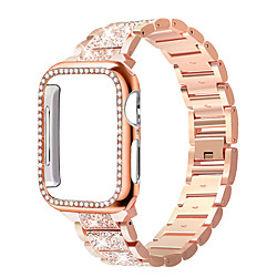 Smart Watch Band for Apple iWatch 1 pcs Jewelry Design Stainless Steel Replacement  Wrist Strap for Apple Watch Series 6 / SE / 5/4 44mm Apple Watch Series  6 / SE / 5/4 40mm Lightinthebox