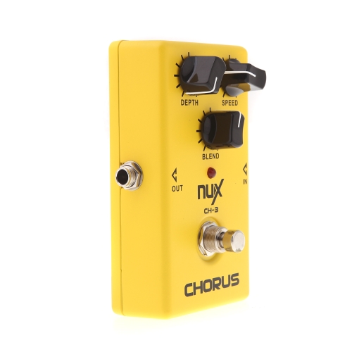 NUX CH-3 Guitar Electric Effect Pedal Chorus Low Noise BBD High Quality True Bypass Yellow