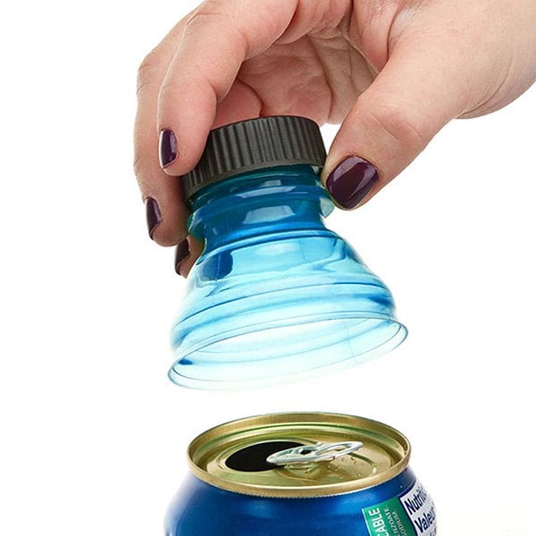 Creative Food-grade Plastic Soda Water Can Bottle Caps 6pcs