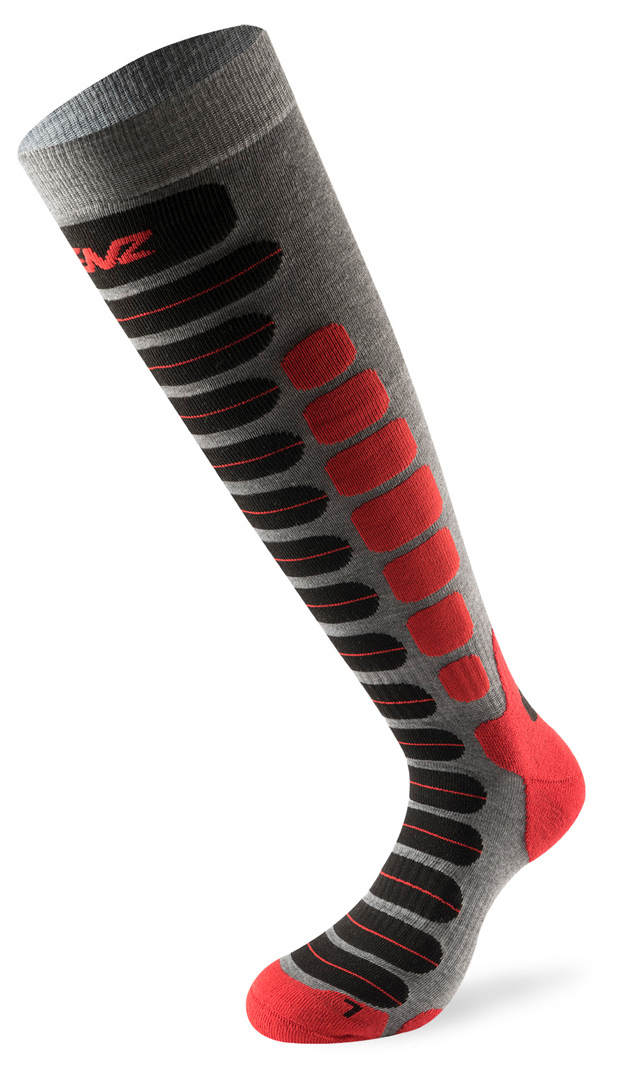 Lenz Skiing 2.0 Socks Chaussettes Noir Rouge 39 40 41
