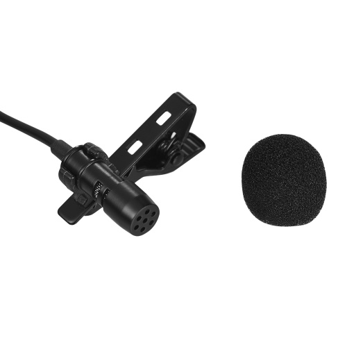 Andoer 6m/20ft USB Dual-head Lavalier Lapel Microphone Clip-on Omnidirectional Computer Mic for Windows Mac Video Audio Recording