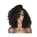 Perruque Synthétique Afro Kinky Coupe Dégradée Perruque Longueur moyenne Noir Cheveux Synthétiques 38~42 pouce Femme Nouvelle arrivee Noir