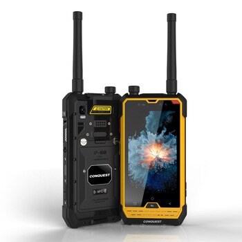 CONQUEST S1 IP68 Walkie Talkie Rugged Phone 1D 2D Bar/QR Code Scanner/RFID/NFC/OTG/IoT Intelligent Handheld Shockproof cellphone