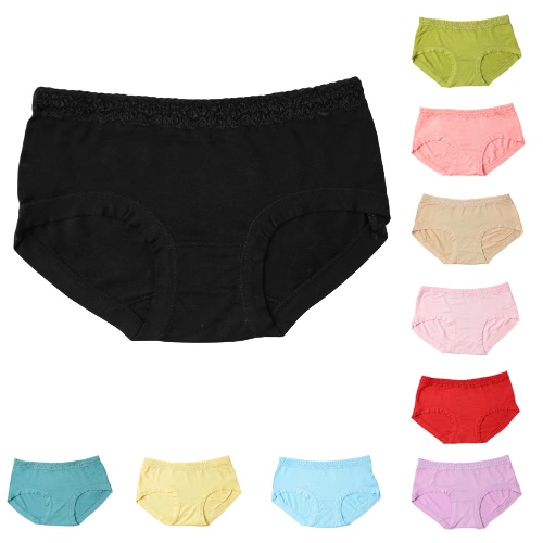 Sexy Women Modal Panties Lace Elastic Waist Underpants Underwear Ladies Intimates Lingerie