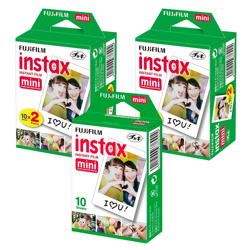 Fujifilm Instax Mini Film for Fujifilm Instax Mini Cameras - Extra Value 50 Shot Pack