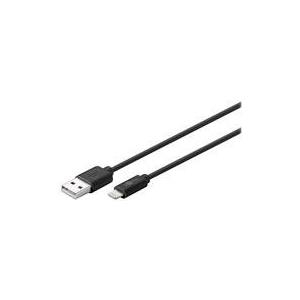 Wentronic goobay - Lightning-Kabel - USB (M) bis Lightning (M) - 3,0m - Schwarz (72908)