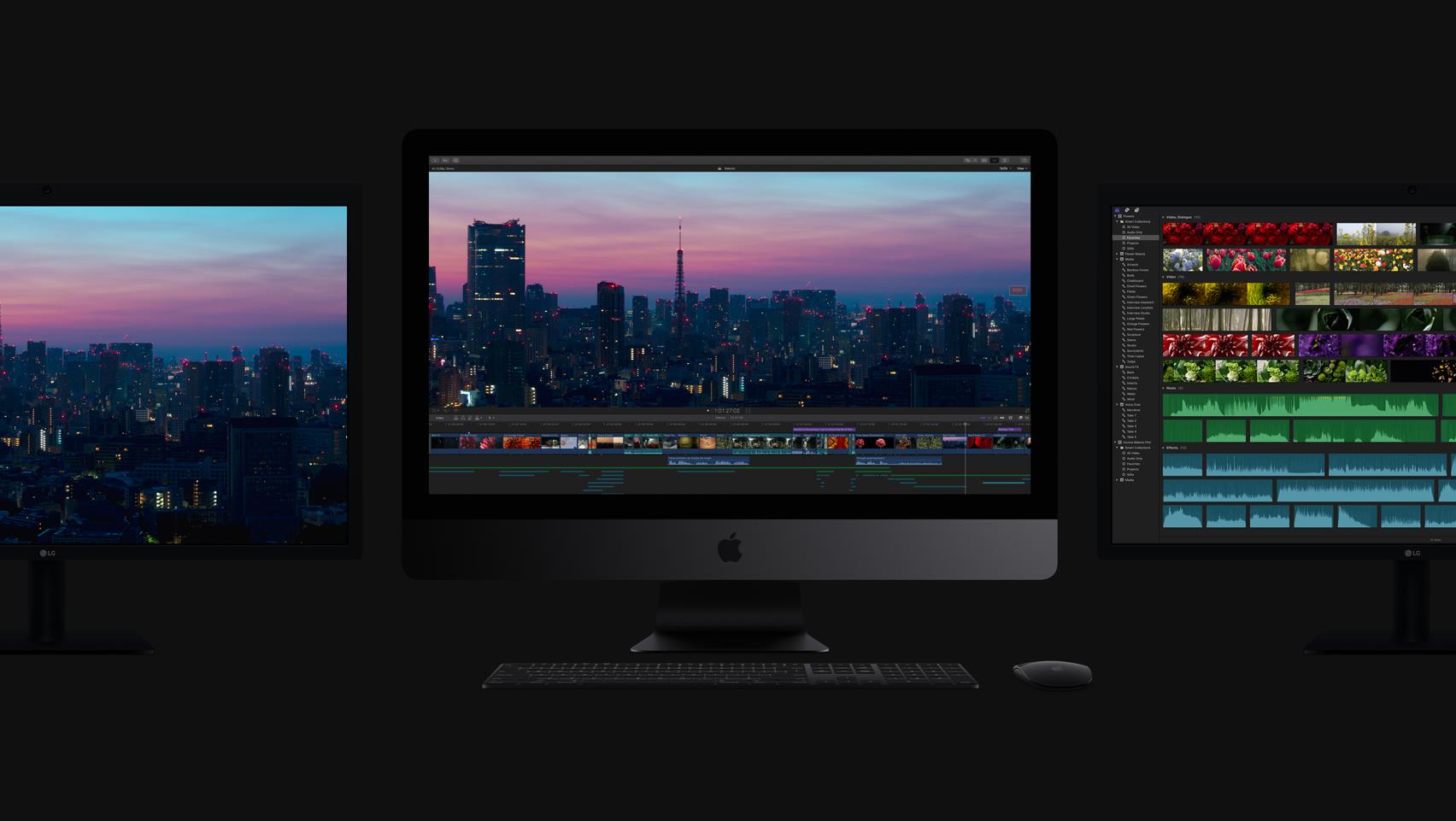 Apple iMac Pro with Retina 5K display - All-in-One (Komplettlösung) - 1 x Xeon W 3 GHz - RAM 64 GB - SSD 4 TB - Radeon Pro Vega 64 - GigE, 10 GigE, 5 GigE, 2.5 GigE - WLAN: 802.11a/b/g/n/ac, Bluetooth 4.2 - macOS 10.13 High Sierra - Monitor: LED 68.6 cm (