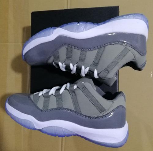 with box cool grey 11s low man basketball shoes 11s sneaker size eur 41-47 wholesale