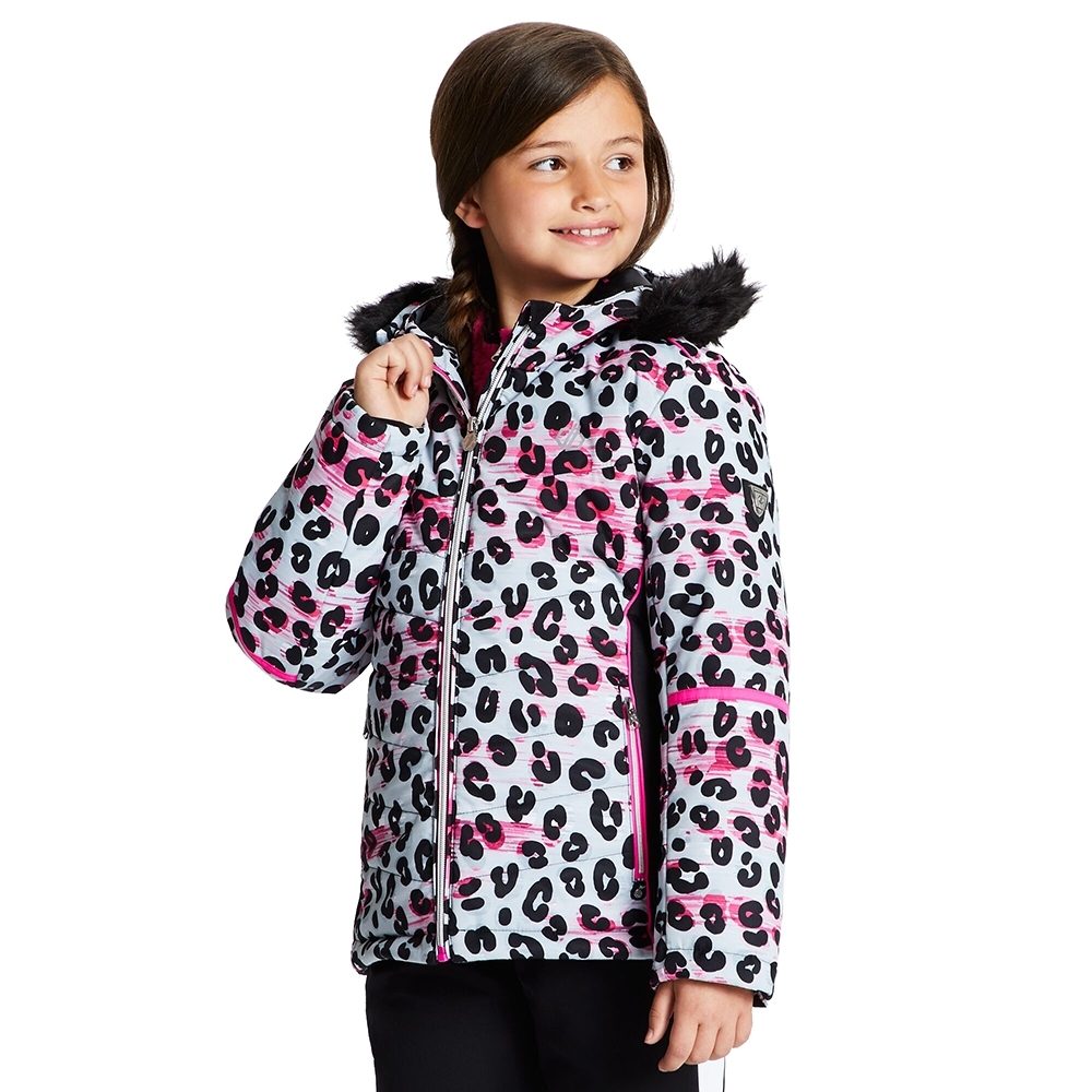 Dare 2b Girls Elusive Water Repellent Hooded Ski Coat Jacket 13 Years- Chest 30' (76cm)