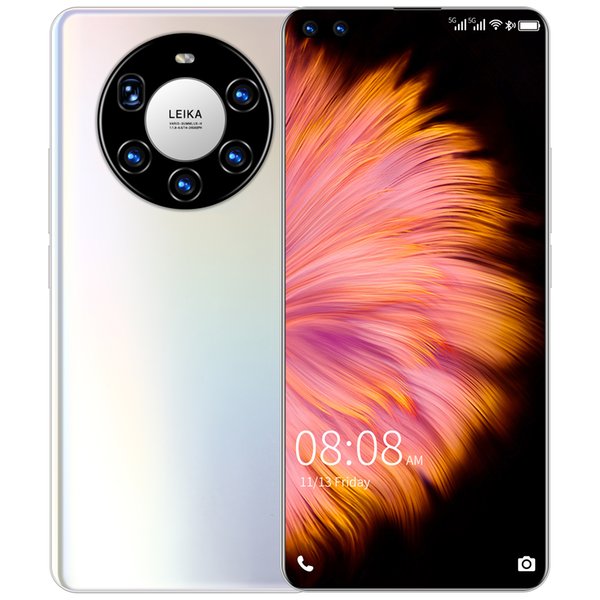 HOT MATE40PRO Smart phone 7.3inch Cellphone Dual SIM Camera 5G 4G Cell Mobile SmartPhone Face Unlock 16GB 512GB