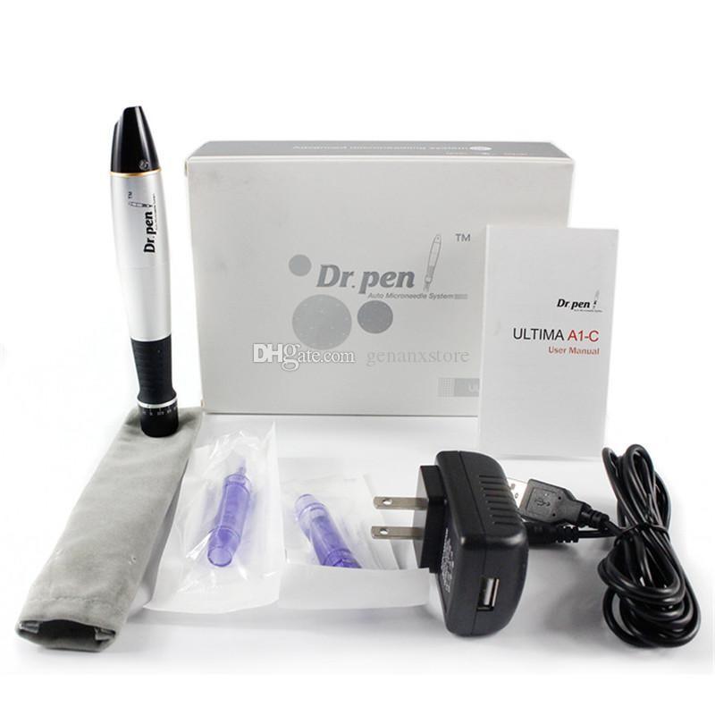 Dr.Pen Electric Derma Stamp Pen ULTIMA A1 Anti-Aging Auto Microneedle System Stretch Marks with all plug