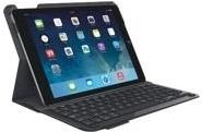 Logitech Type+ - Tastatur und Foliohülle - Bluetooth - Frankreich - Carbon Black - für Apple iPad Air 2 (920-006581) (B-Ware)