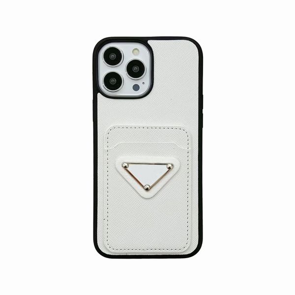 Cases for iphone 14 pro max Phone case 13 mini 11 8 8P X Xr Xs TPU White Designer Luxury Protective Shockproof Leather Cover Fashion Cellphone Covers with Card Holder